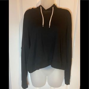 Mossimo Cropped Hooded Shirt